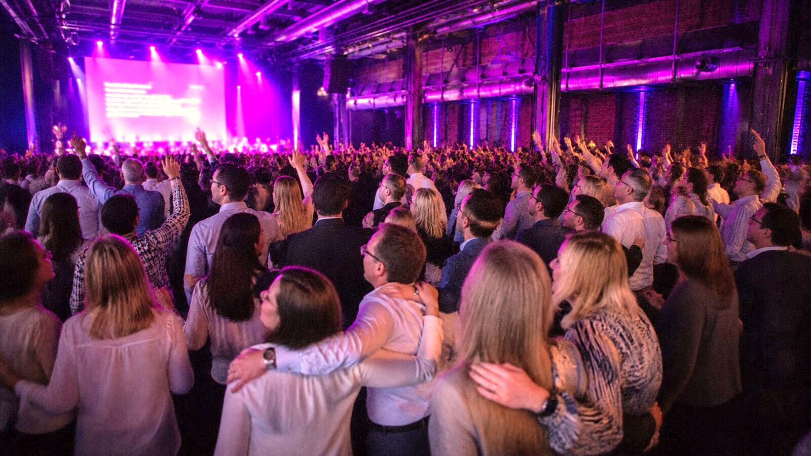 RUDELSINGEN Firmenevent – das ganze Team singt gemeinsam